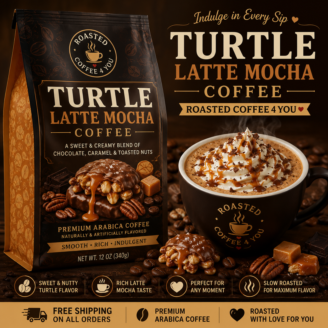 Turtle "Latte/Mocha"